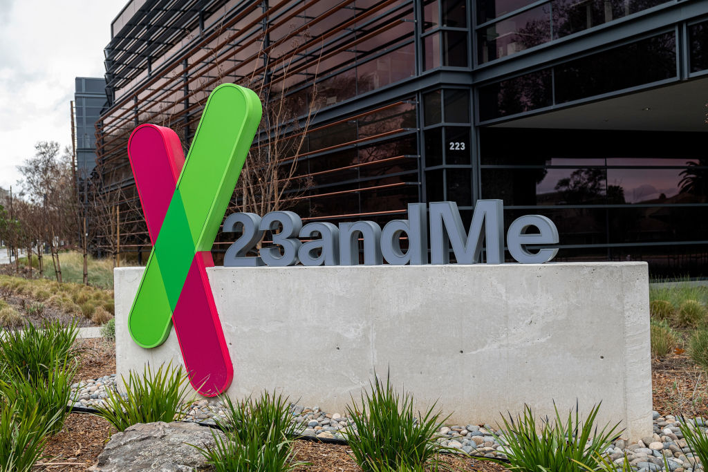 The 23andMe headquarters in Sunnyvale, California, U.S., on Jan. 27, 2021